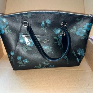 Floral Coach Handbag